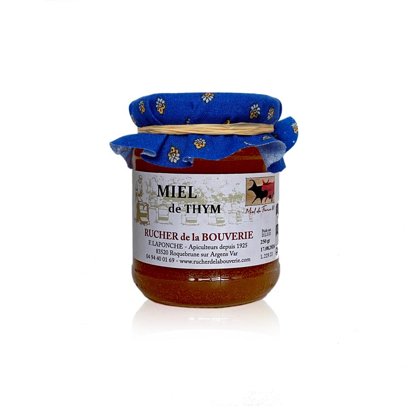 Thymianhonig, 250 g, mit Stoffdekor